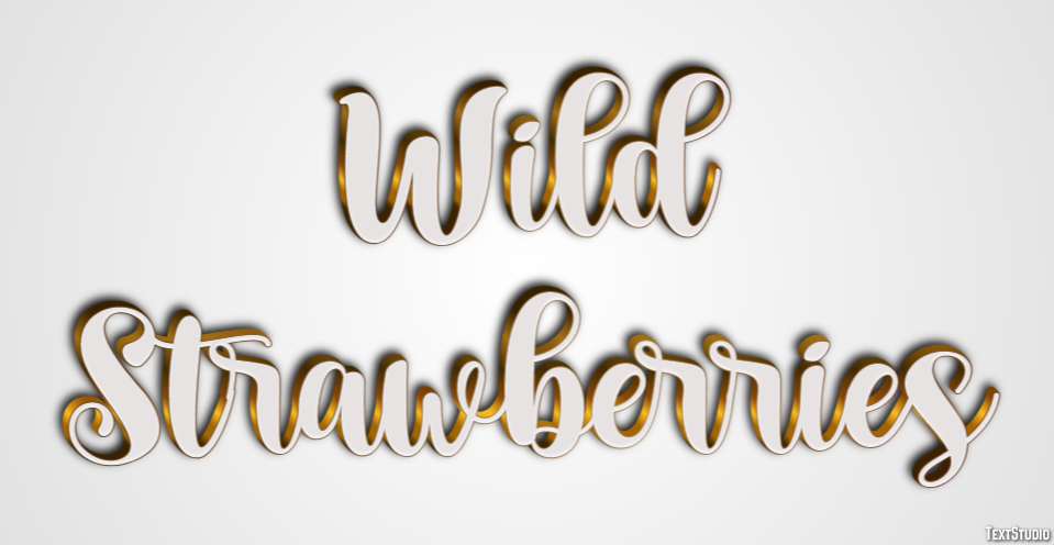 Wild Strawberries Text Effect