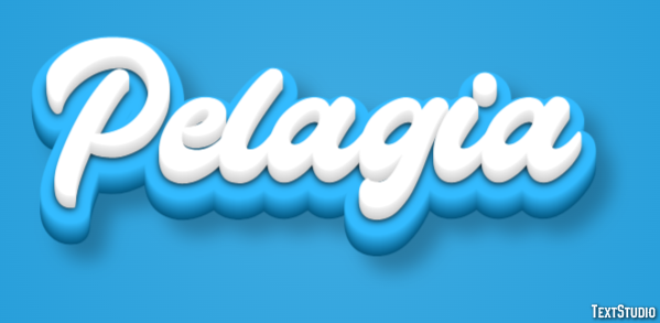 Pelagia Texteffekt