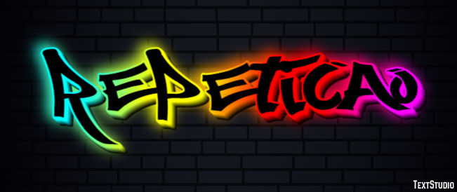 Repetição Efeito do texto