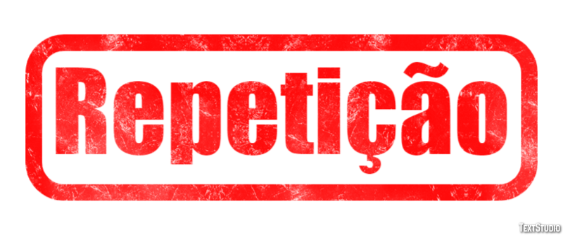 Repetição Efeito do texto