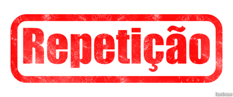Repetição Efeito de texto