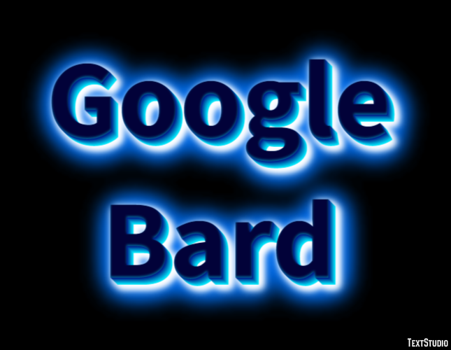 Google Bard Efecto de Texto