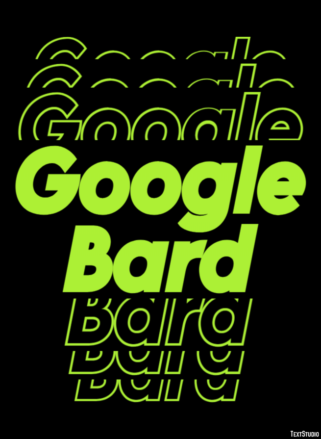 Google Bard Tekst Effect