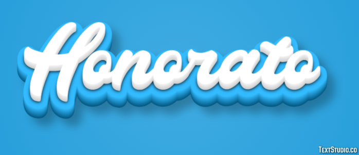Honorato Efecto de Texto