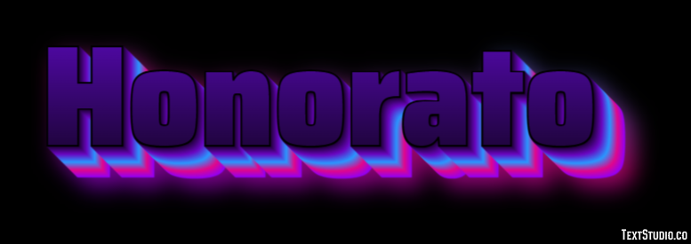 Honorato Efecto de texto