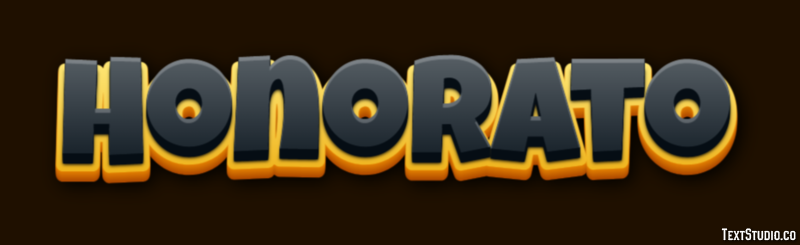 Honorato Efecto de Texto