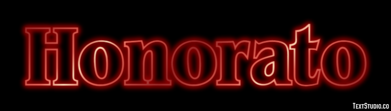 Honorato Efecto de Texto