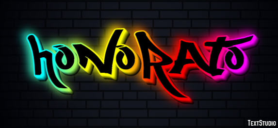 Honorato Efecto de Texto
