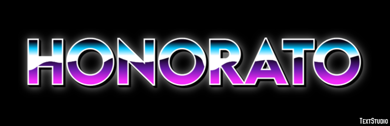 Honorato Effetto testo