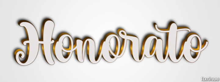 Honorato Efecto de Texto