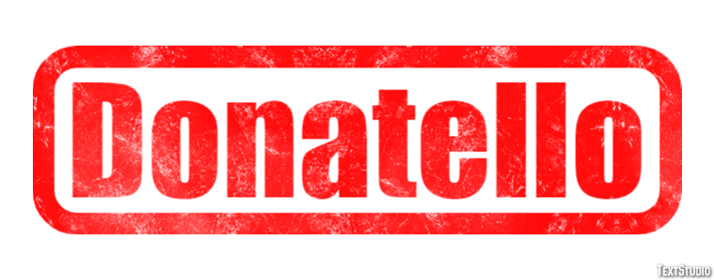 Donatello Effetto testo
