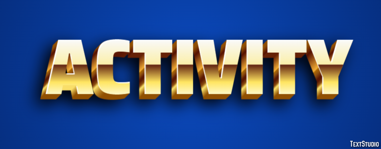 Activity Text Effect