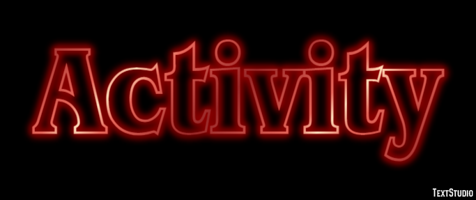 Activity Text Effect