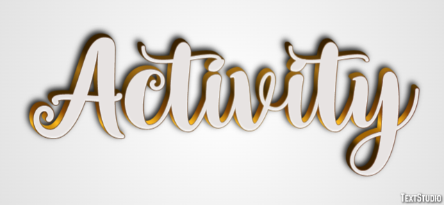 Activity Text Effect