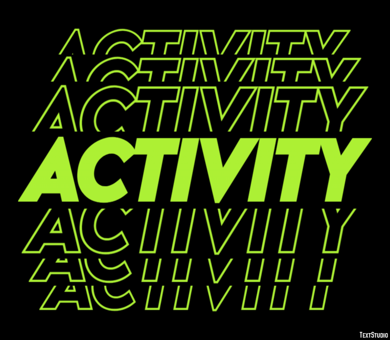 Activity Text Effect