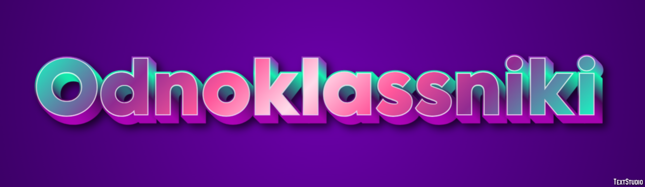 Odnoklassniki Efecto de Texto