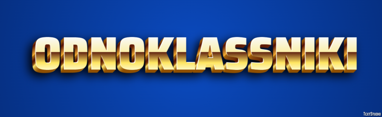 Odnoklassniki Efecto de Texto