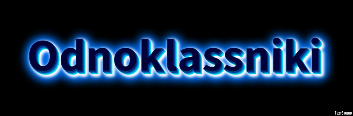 Odnoklassniki Efecto de Texto