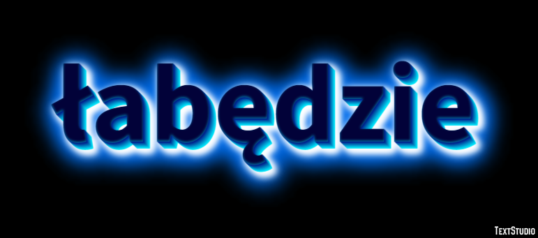 łabędzie Effet de texte