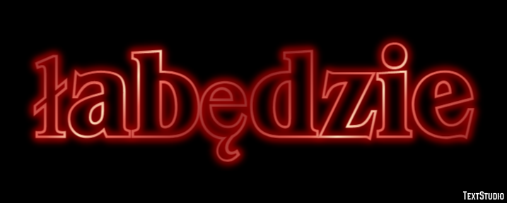 łabędzie Effet de texte