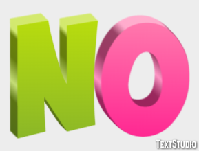 No Efekt tekstowy