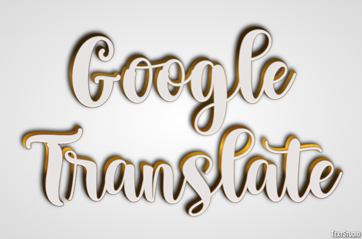 Google Translate Efekt tekstowy