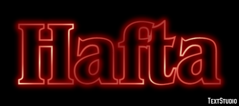 Hafta Tekst effect