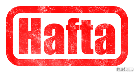 Hafta Tekst effect