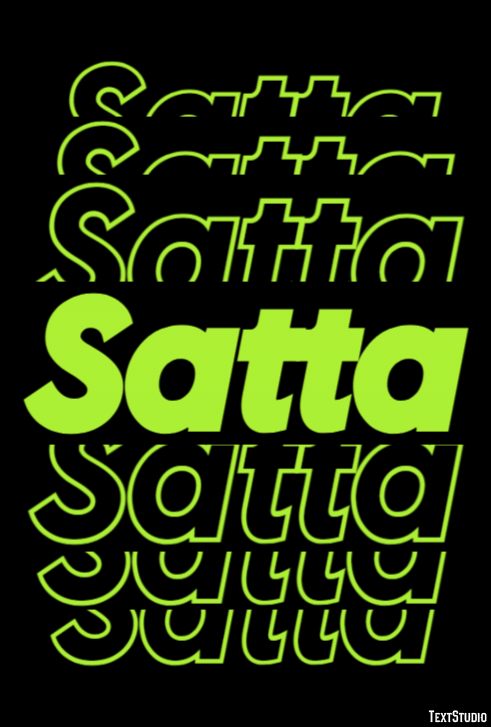 Satta Efekt tekstowy
