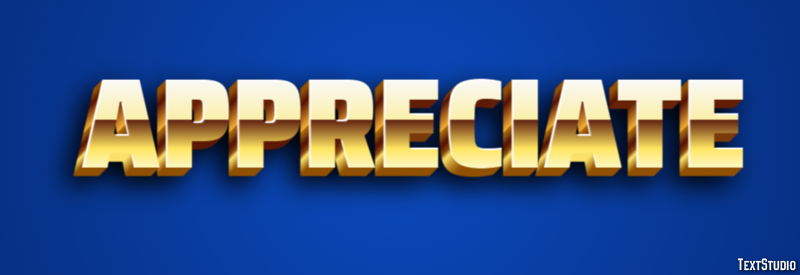 Appreciate Text Effect