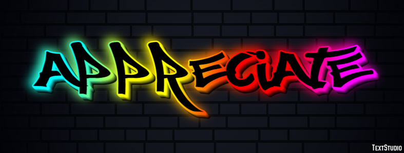 Appreciate Text Effect