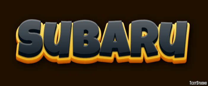 Subaru Text Effect
