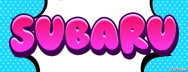 Subaru Text Effect