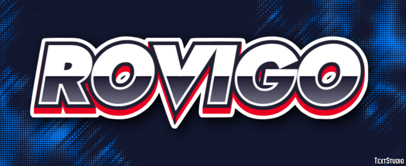 Rovigo テキスト効果