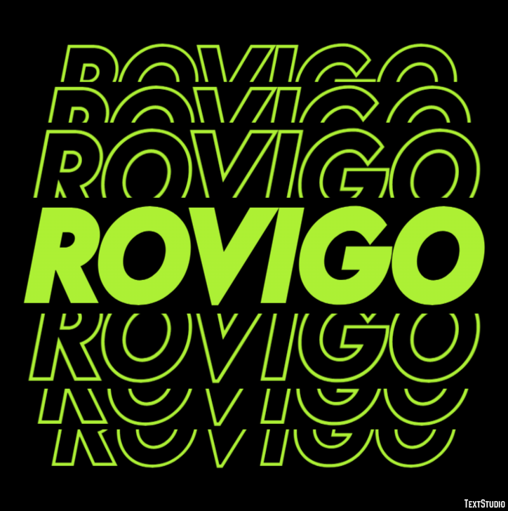 Rovigo Efekt tekstowy