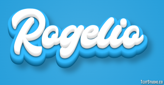 Rogelio Efecto de Texto