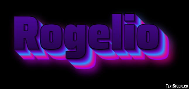 Rogelio Efecto de Texto