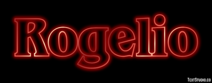 Rogelio Efecto de Texto