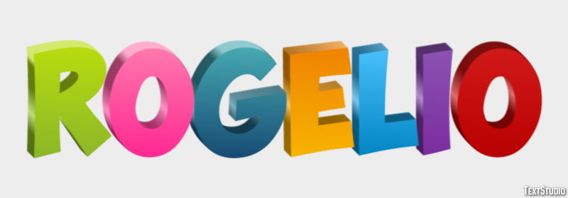 Rogelio Efecto de Texto