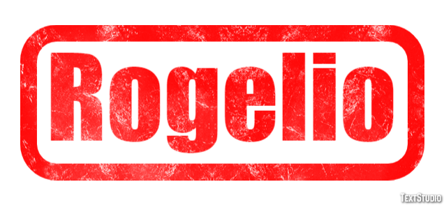 Rogelio Efecto de Texto