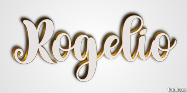 Rogelio Efecto de Texto