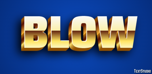 Blow Effetto testo