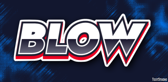 Blow Text Effect