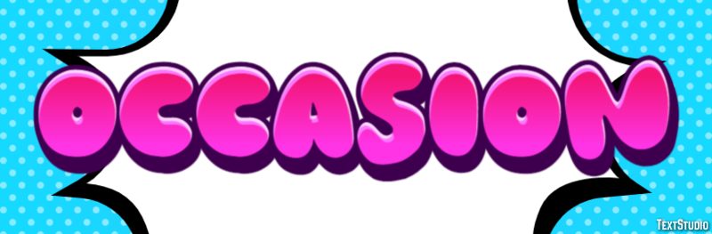 Occasion Text Effect