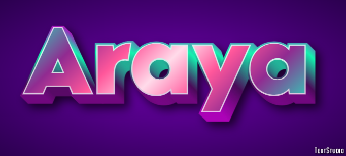 Araya Texteffekt