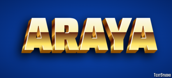 Araya Эффект текста