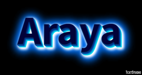 Araya Text Effect