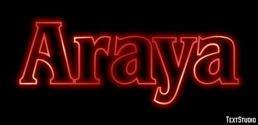 Araya Texteffekt