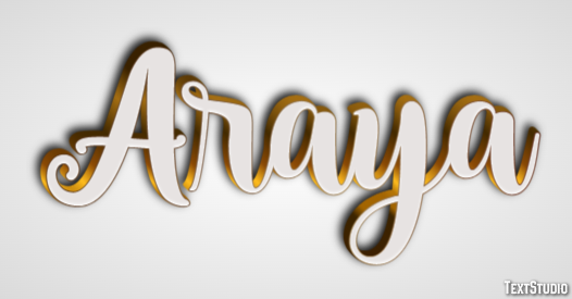 Araya Эффект текста