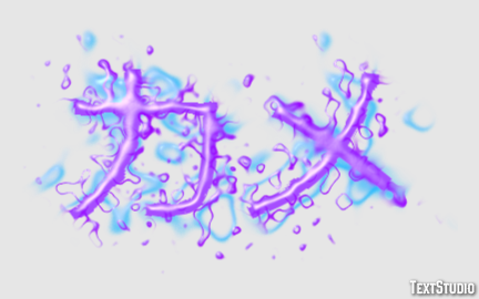 カメ Texteffekt